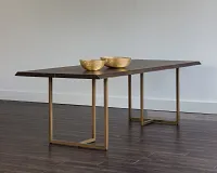 Quinn Dark Brown Rectangular Table