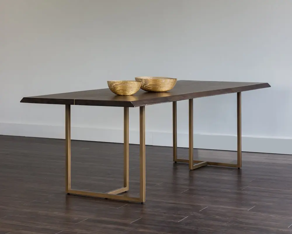 Quinn Dark Brown Rectangular Table Quinn Dark Brown Rectangular Table