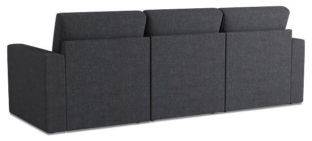 Citymod Dark Gray Fabric 3-piece Modular Sofa