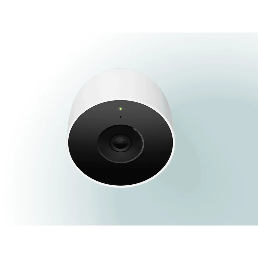 Google Nest Outdoor Cam Wired Pro Version White Outdoor Security Cameras