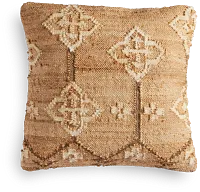 Collar Light Brown 22" Accent Pillow