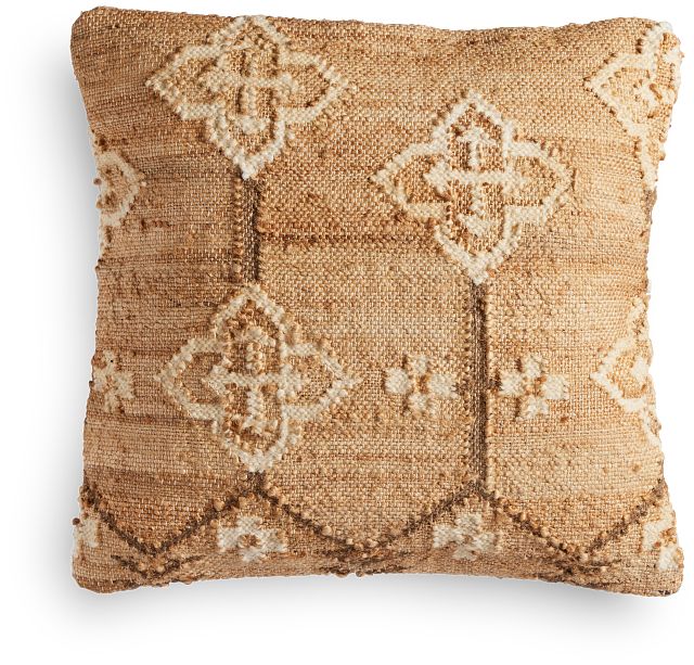 Collar Light Brown 22" Accent Pillow
