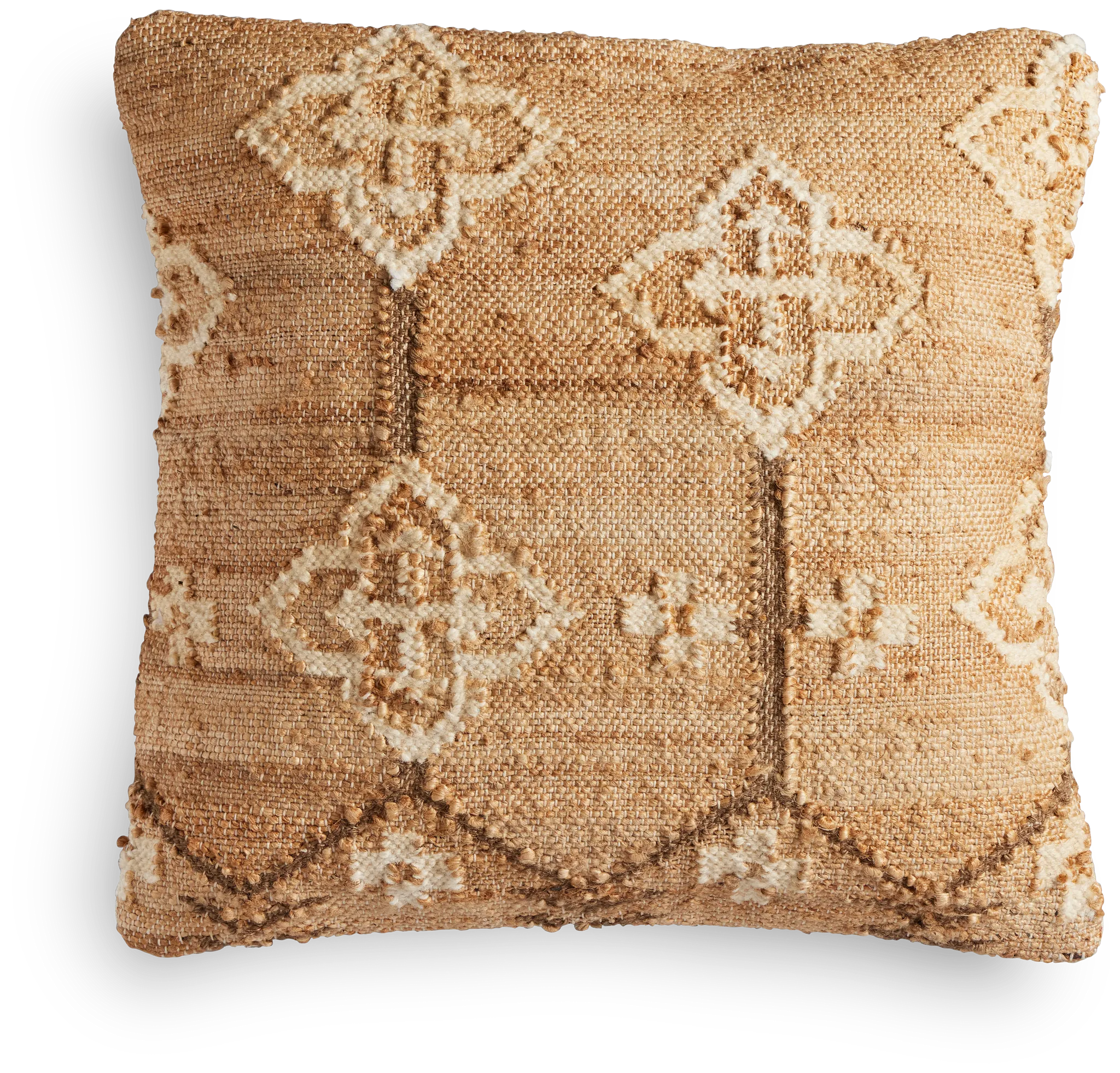 Collar Light Brown 22" Accent Pillow