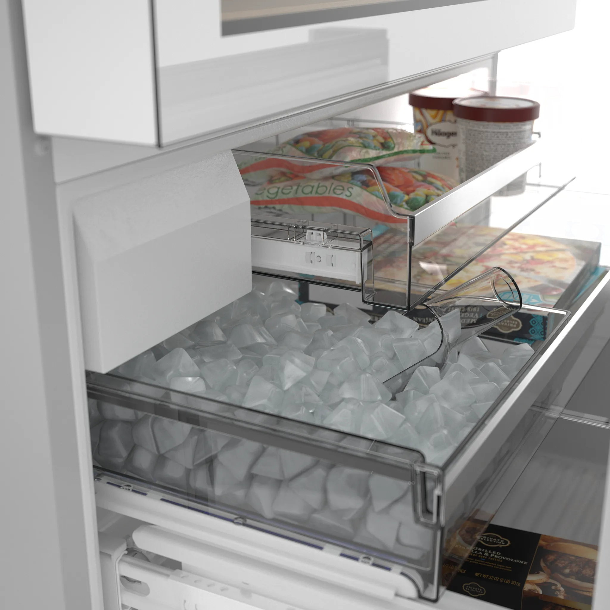 Bosch 800 Series White 36" French Door Refrigerator