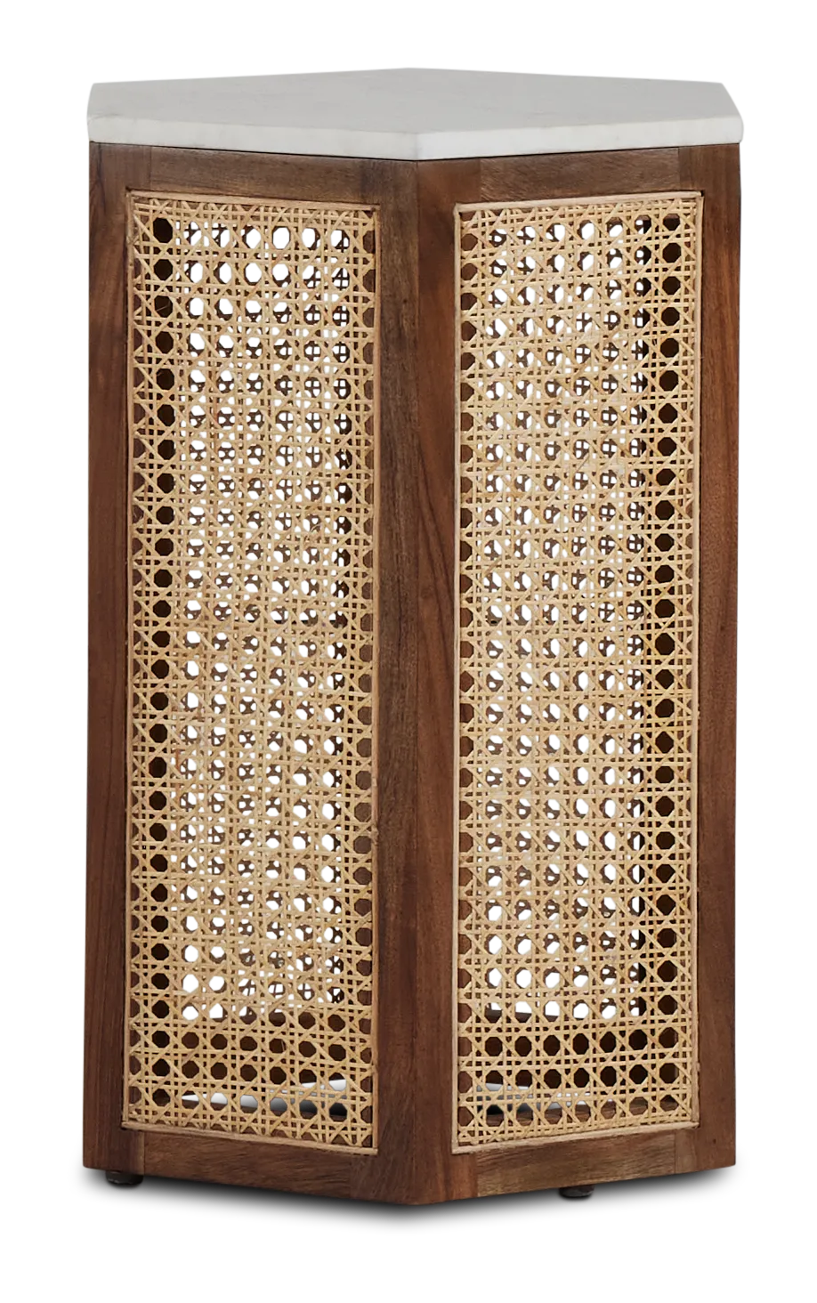 Reese White Accent Table