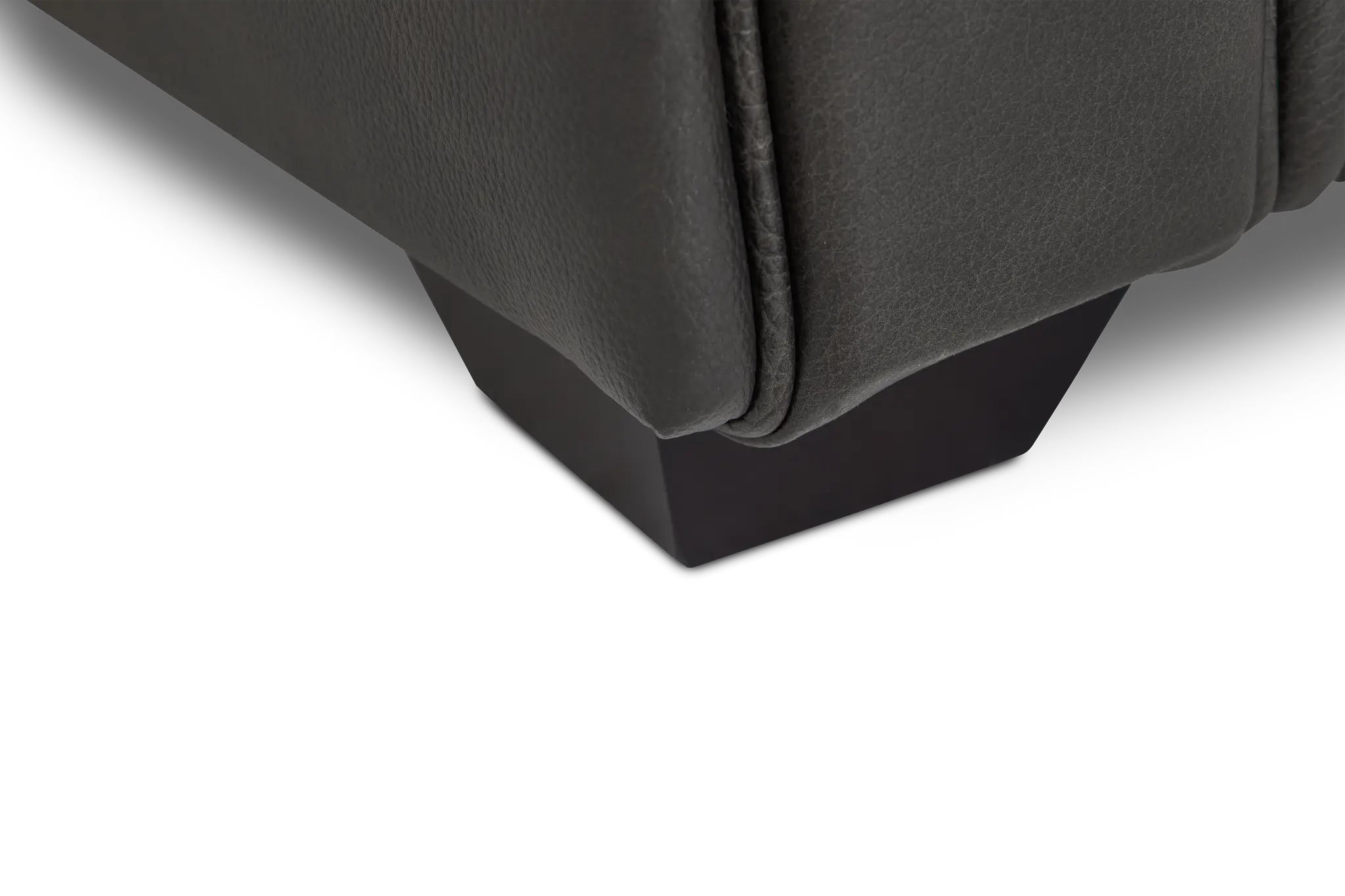 Lincoln Dark Gray Lthr/vinyl Sofa Lincoln Dark Gray Lthr/vinyl Sofa