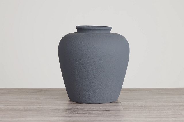Thea Dark Gray Large Vase