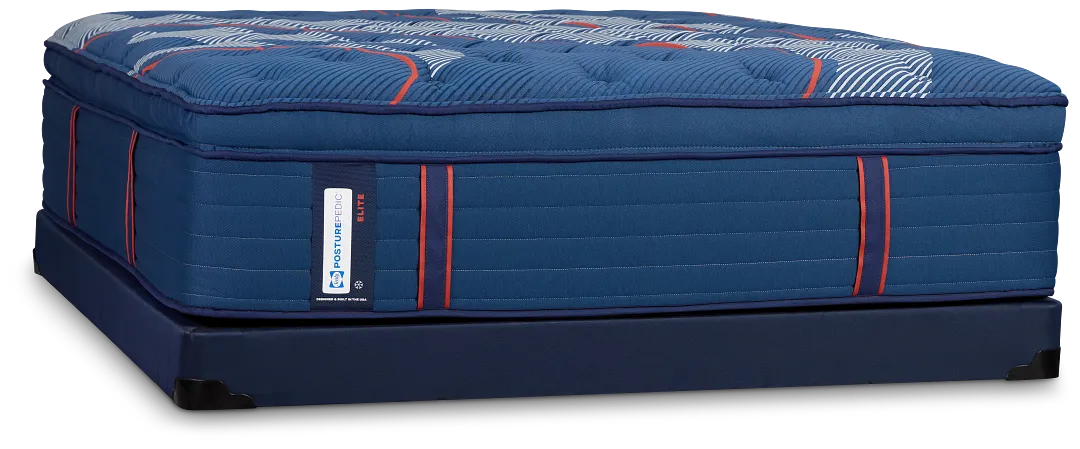 Posturepedic Elite Spring Albany 2 Soft Low-profile Mattress Set