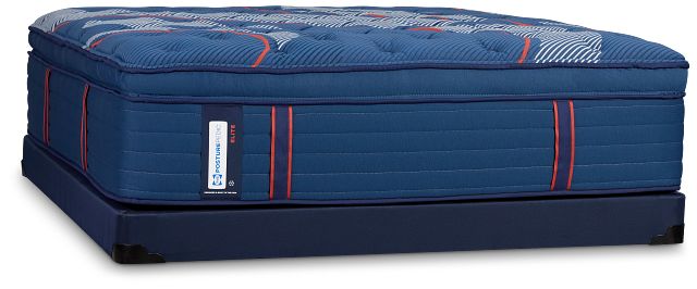 Posturepedic Elite Spring Albany 2 Soft Low-profile Mattress Set