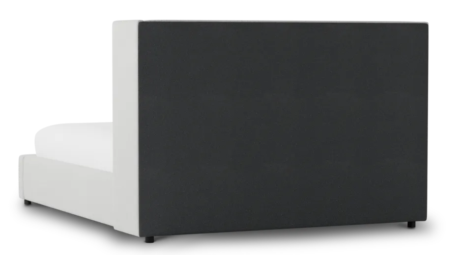 Captiva Delray Pewter 48" Upholstered Shelter Bed