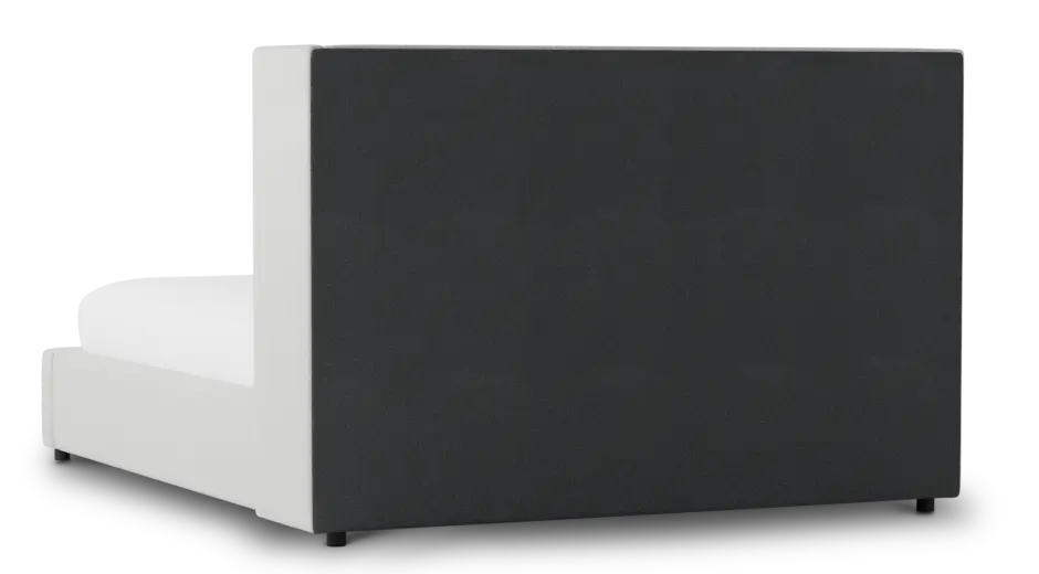 Captiva Delray Pewter 48" Upholstered Shelter Bed Captiva Delray Pewter 48" Upholstered Shelter Bed