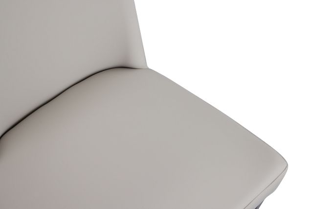 Oslo Light Gray Upholstered Side Chair