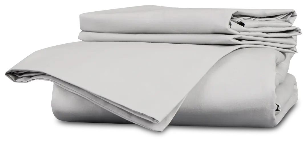 Rest & Renew Percale Cotton Gray 200 Thread Sheet Set Rest & Renew Percale Cotton Gray 200 Thread Sheet Set