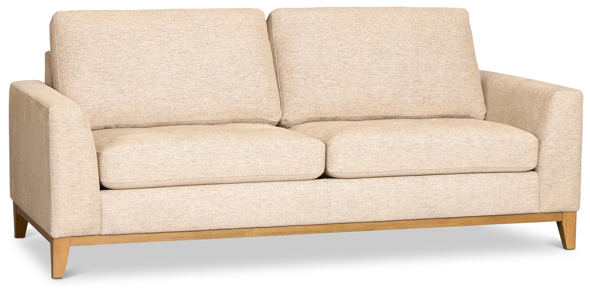 Maisie Light Brown Fabric Sofa Maisie Light Brown Fabric Sofa
