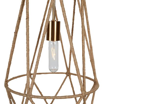 Fletcher Jute Chandelier