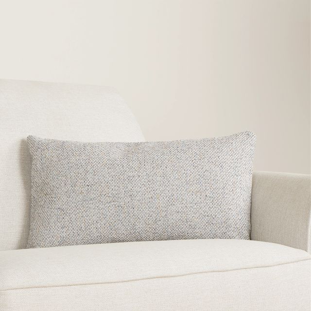 Nova Gray Lumbar Accent Pillow