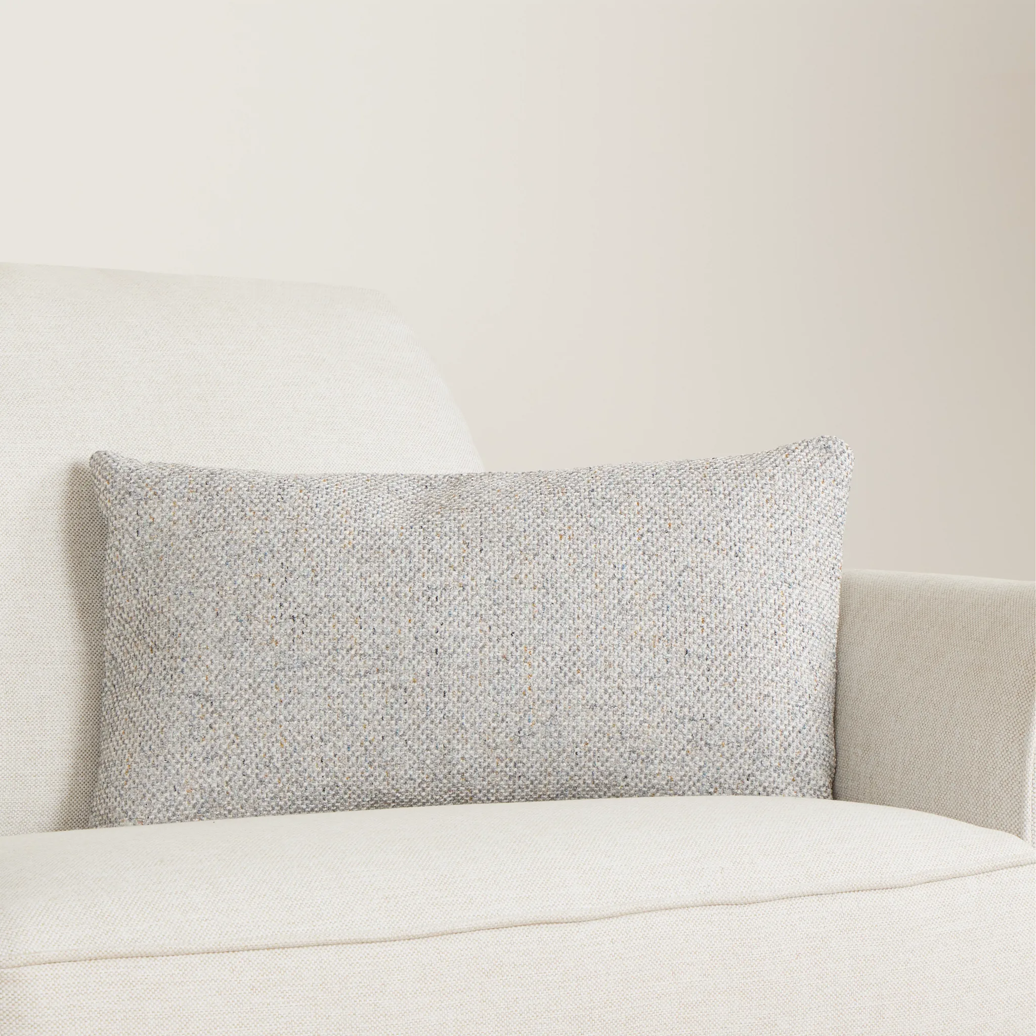 Nova Gray Lumbar Accent Pillow