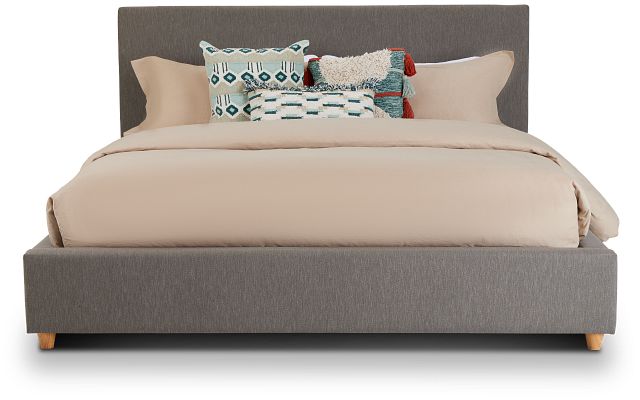 Chelsea Gray Uph Platform Bed