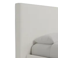 Grayton Elite Ivory 54" Upholstered Platform Bed