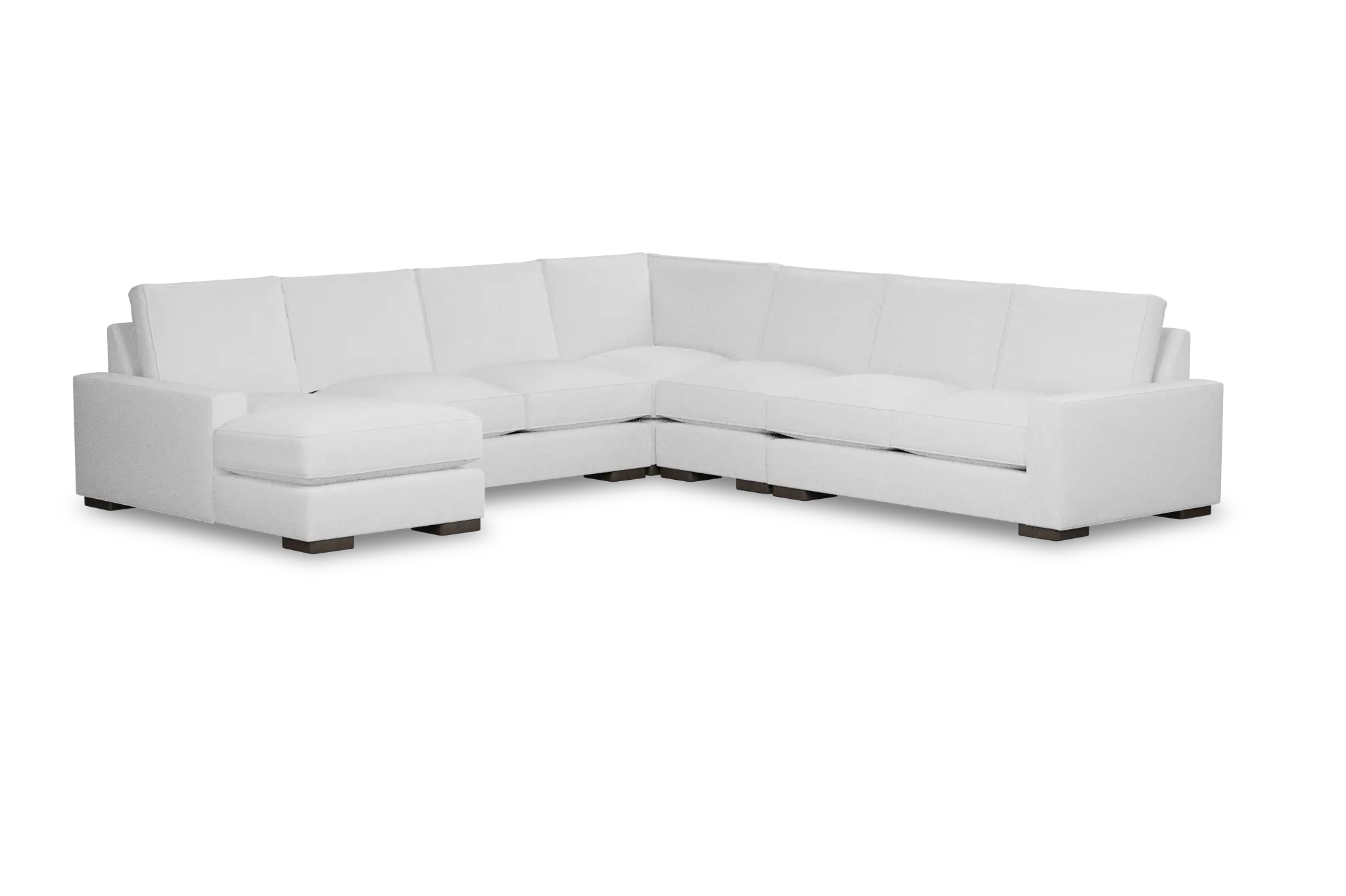 Edgewater Peyton White Large Left Chaise Sectional Edgewater Peyton White Large Left Chaise Sectional