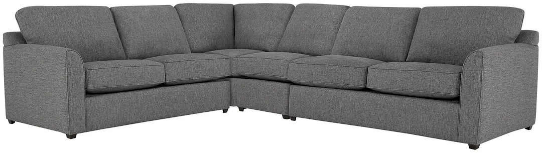 Asheville Gray Fabric Large Two-arm Sectional Asheville Gray Fabric Large Two-arm Sectional