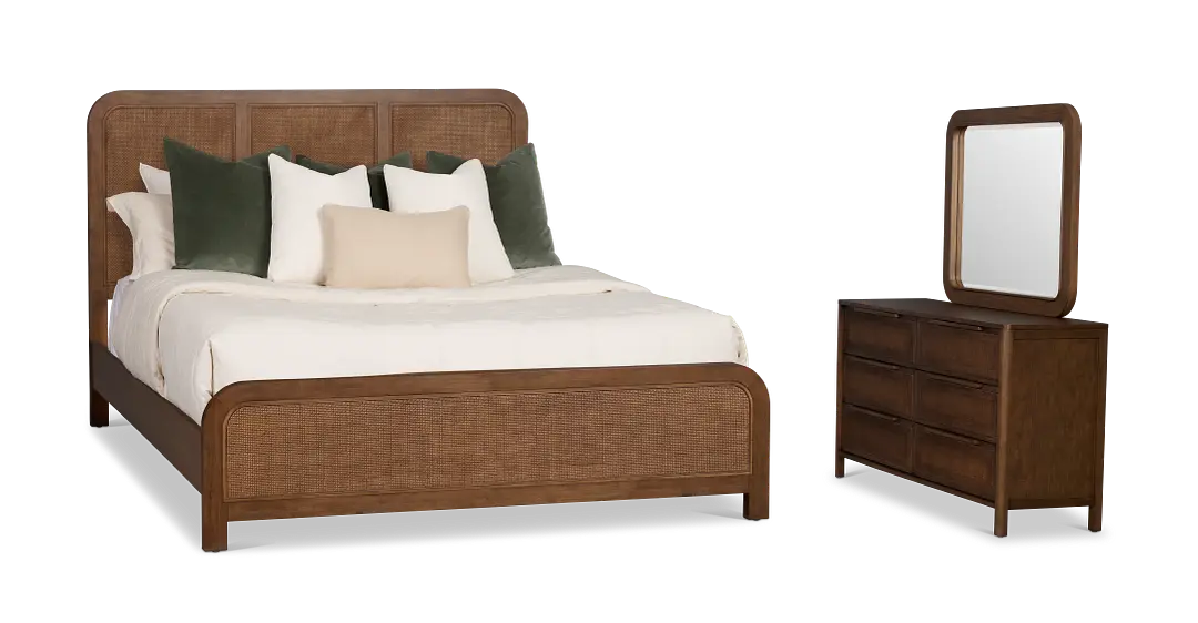 Pacific Mid Tone Platform Bedroom Pacific Mid Tone Platform Bedroom