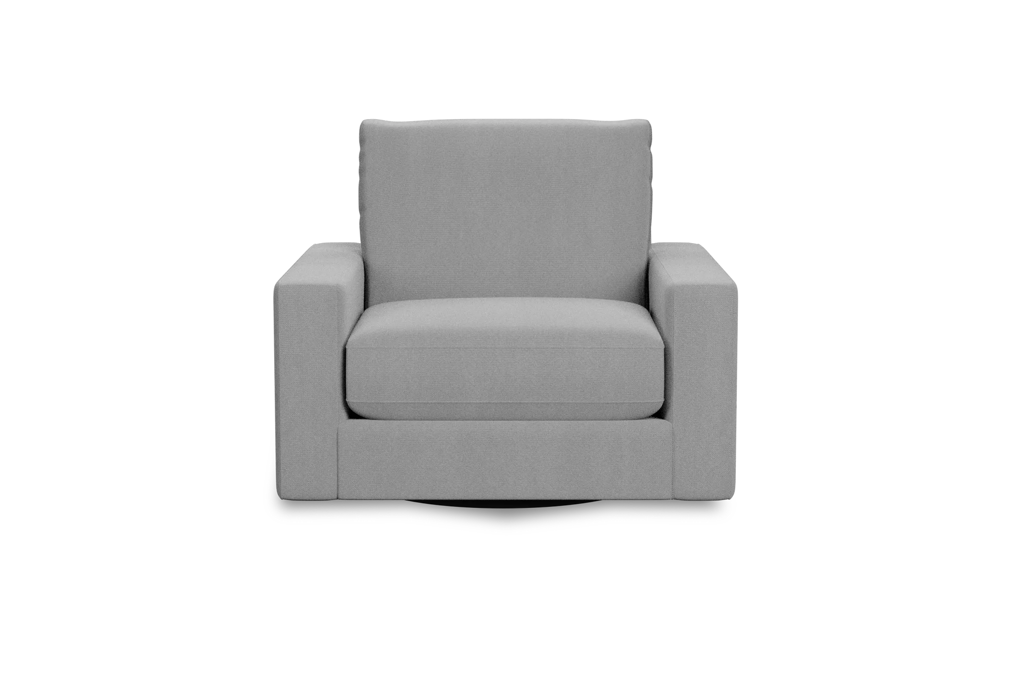 Edgewater Delray Light Gray Swivel Chair