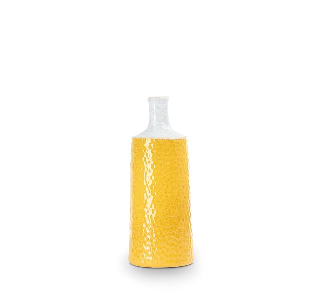 True Yellow Ceramic Vase