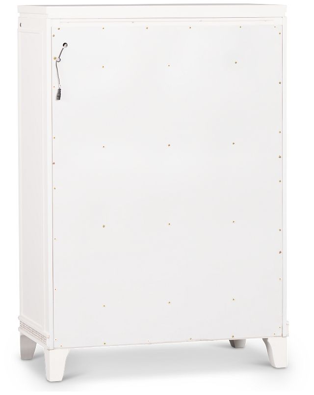 Milan White Youth Drawer Chest