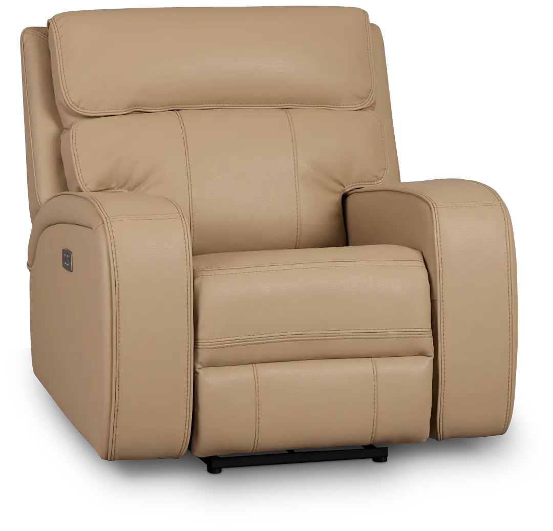 Rhett Taupe Micro Power Recliner Rhett Taupe Micro Power Recliner