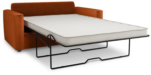Siesta Joya Orange Fabric Innerspring Sleeper