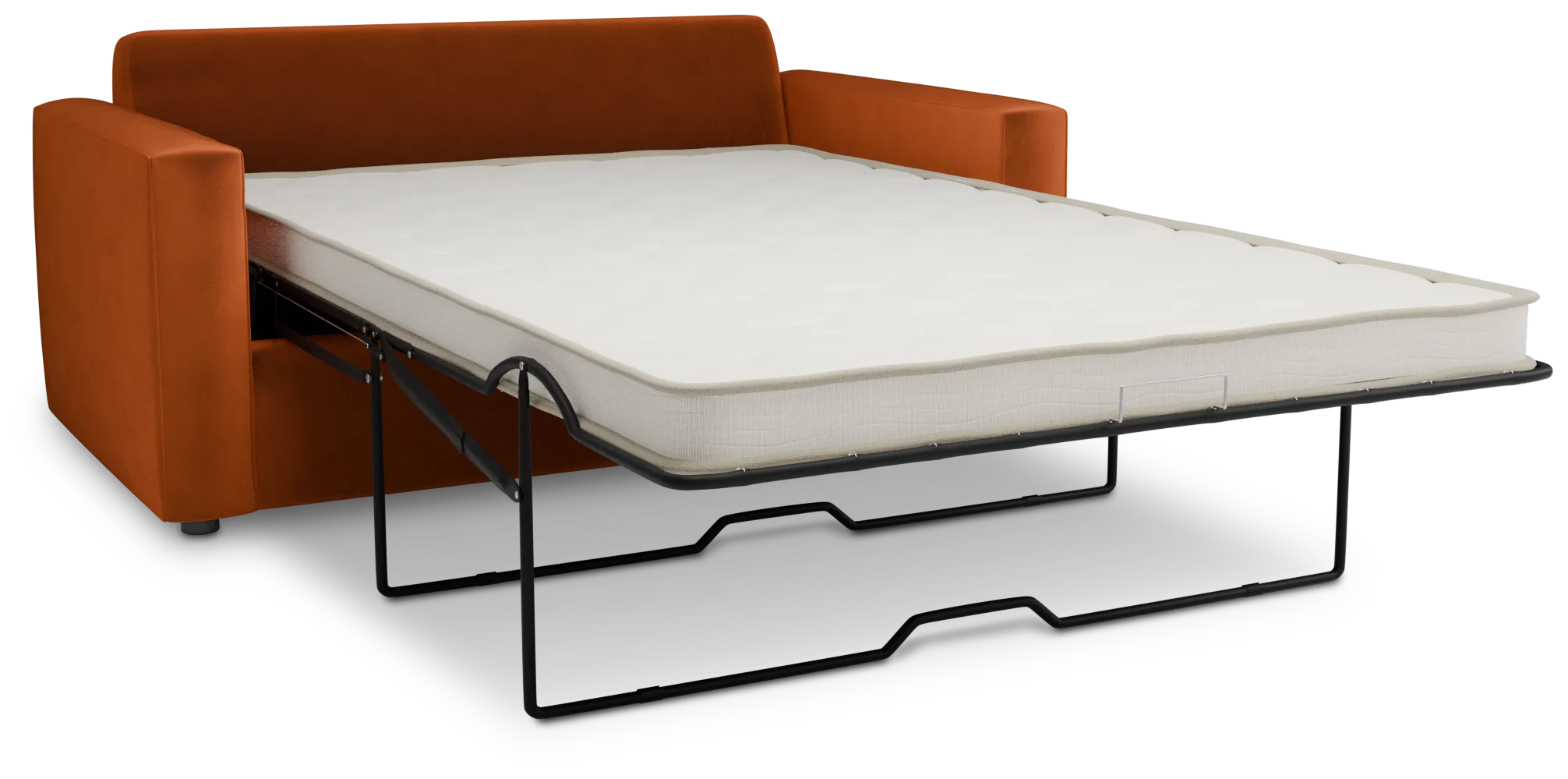 Siesta Joya Orange Fabric Innerspring Sleeper