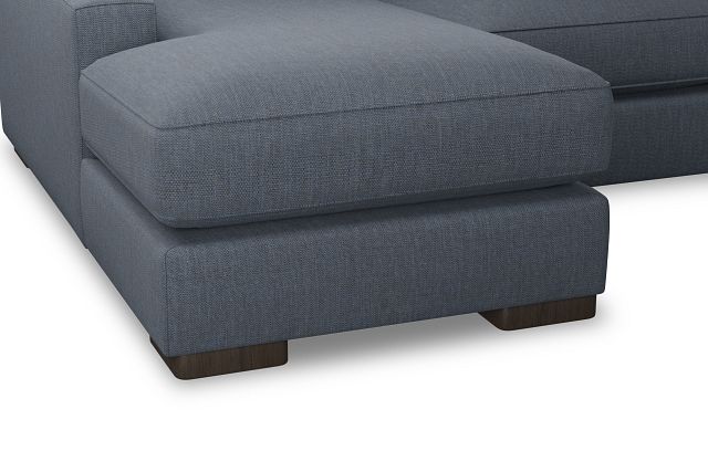 Edgewater Victory Dark Blue Medium Left Chaise Sectional