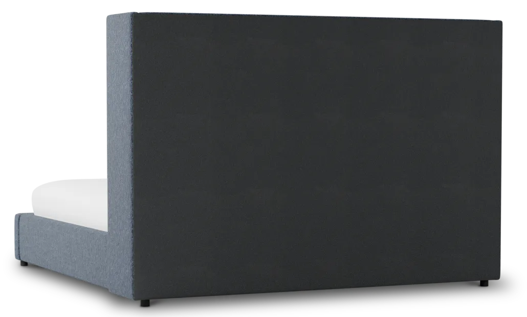 Captiva Maguire Blue 60" Upholstered Shelter Bed