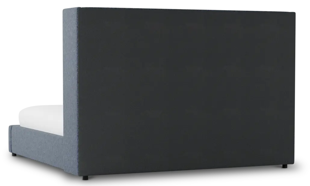 Captiva Maguire Blue 60" Upholstered Shelter Bed Captiva Maguire Blue 60" Upholstered Shelter Bed