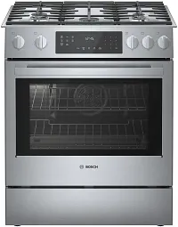 Bosch 800 Series Stainless Steel 30" Gas Range