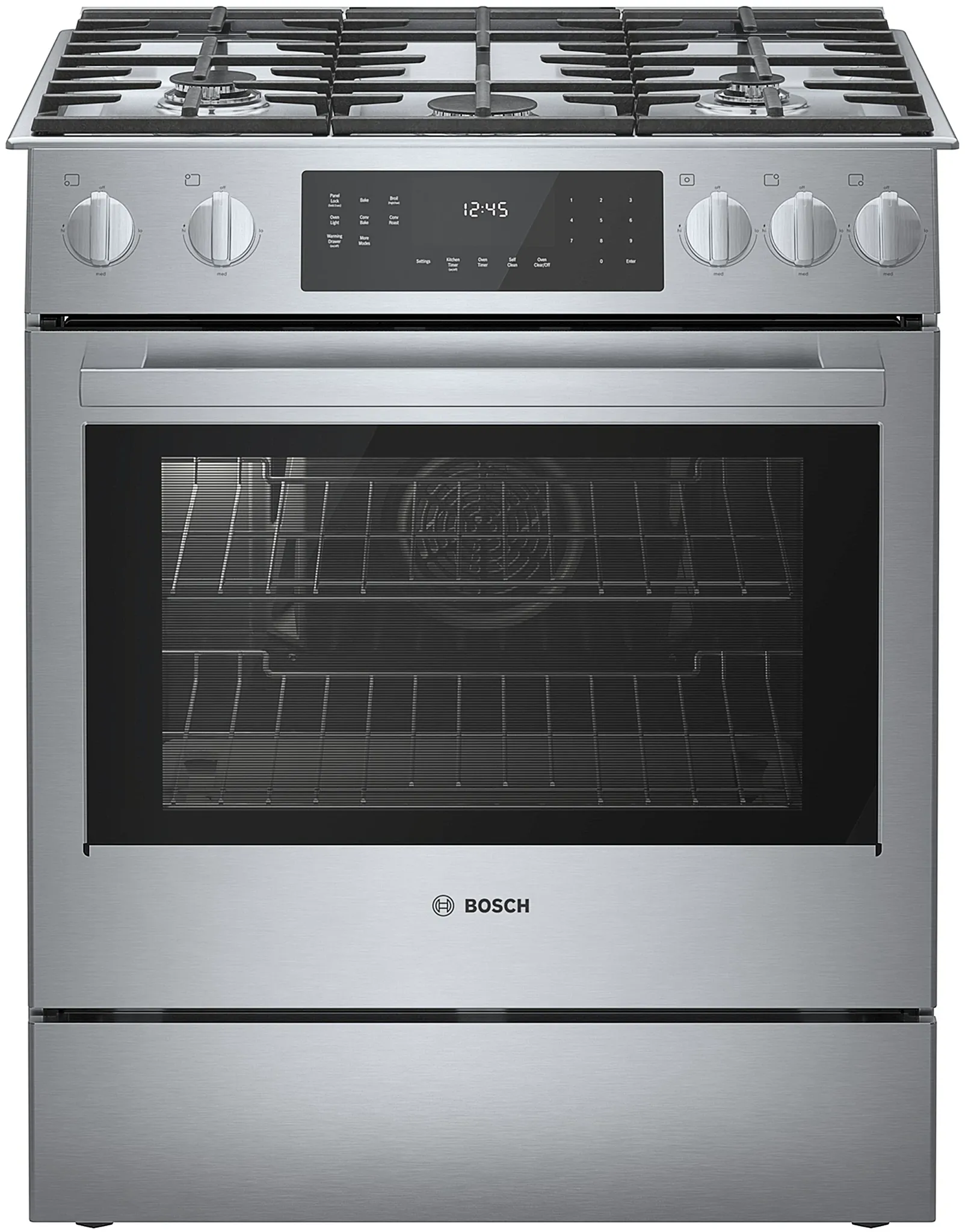 Bosch 800 Series Stainless Steel 30" Gas Range