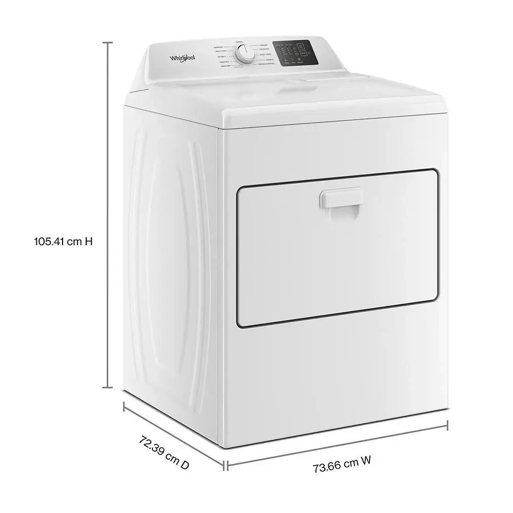 Whirlpool 4307 Series White Front Load Electric Dryer Whirlpool 4307 Series White Front Load Electric Dryer