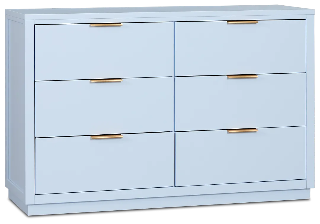 Henry Light Blue Youth Dresser