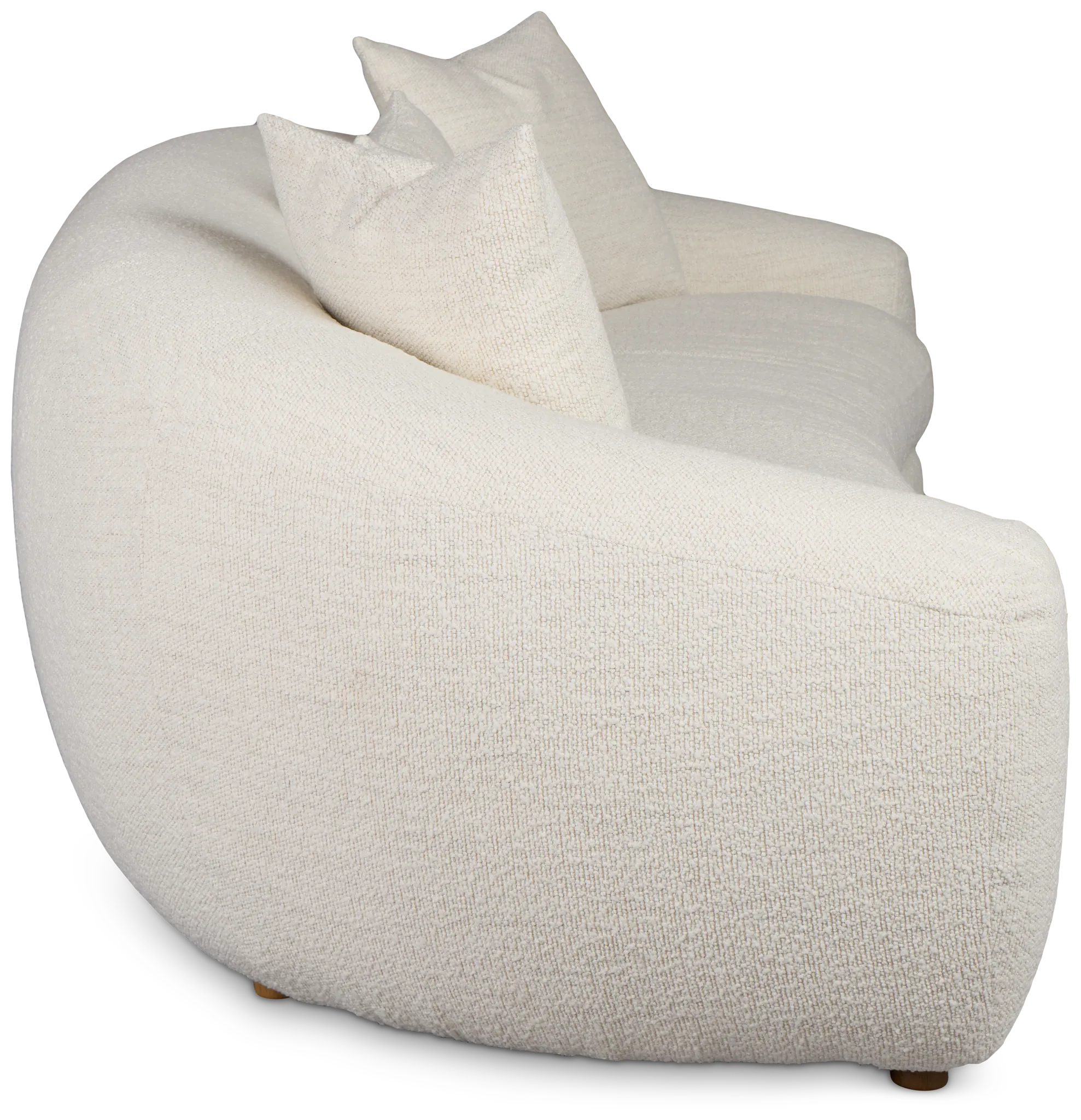 Kaya White Fabric Sofa