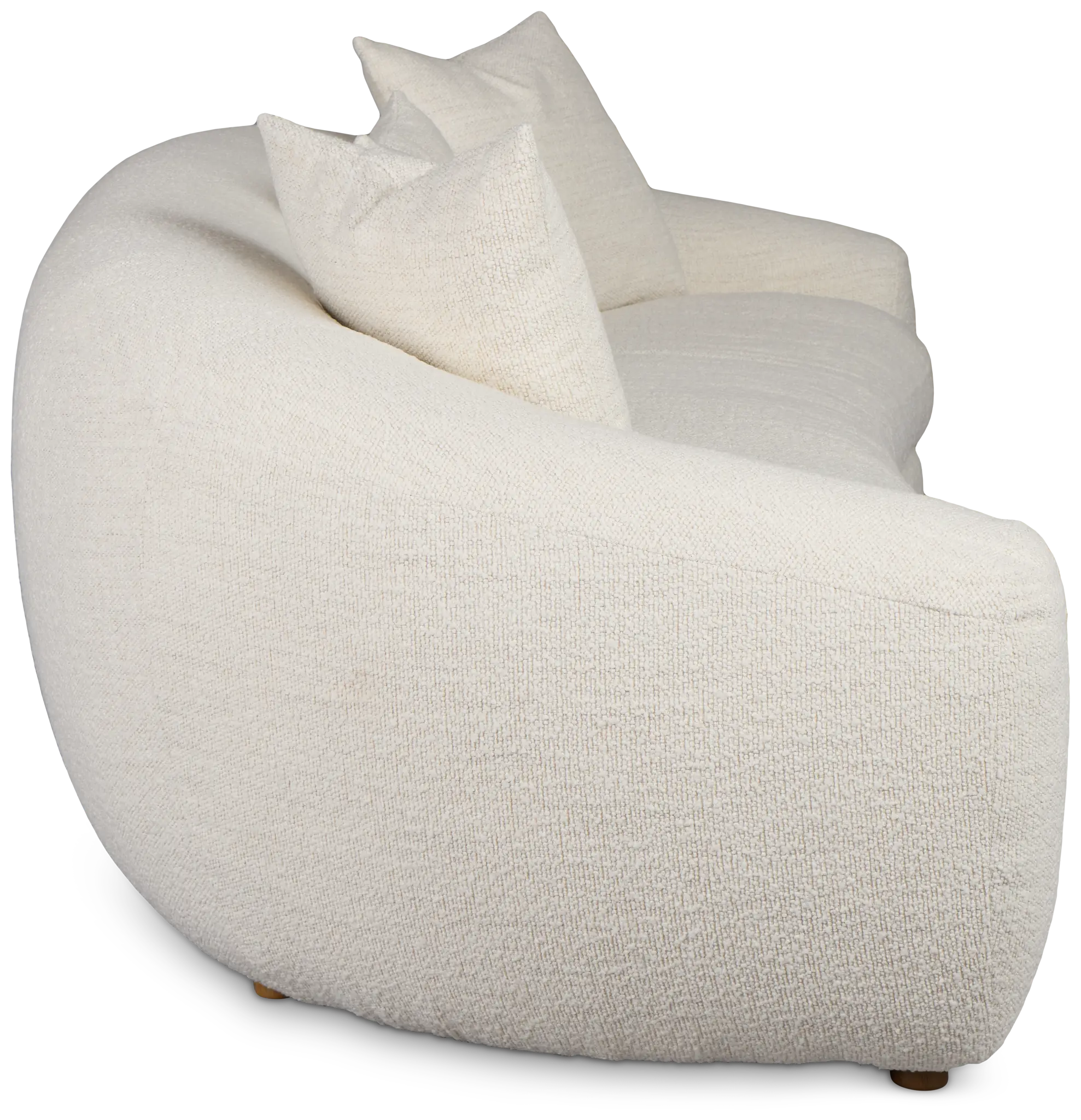 Kaya White Fabric Sofa Kaya White Fabric Sofa