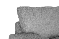 Alpha Light Gray Fabric Right Chaise Sectional