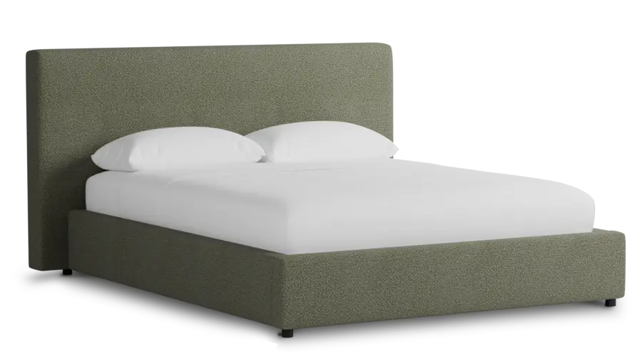 Grayton Sutton Green 44" Upholstered Platform Bed Grayton Sutton Green 44" Upholstered Platform Bed