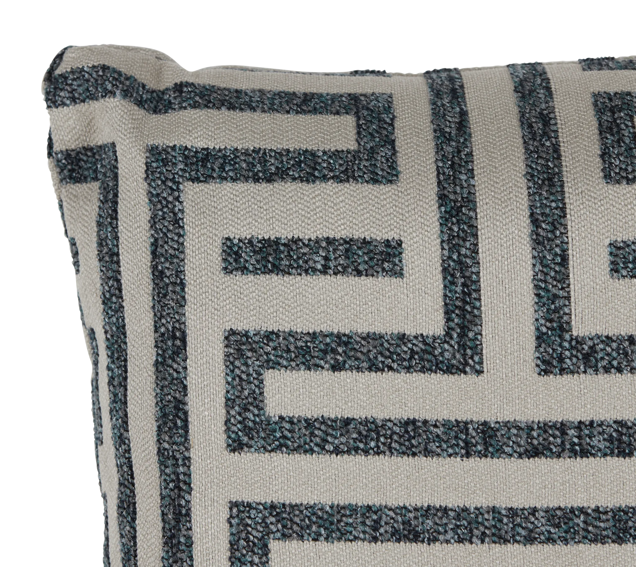 Doric Blue 18" Accent Pillow