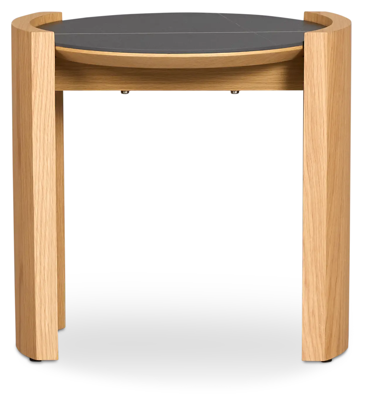 Nomad Light Tone Ceramic Round End Table Nomad Light Tone Ceramic Round End Table
