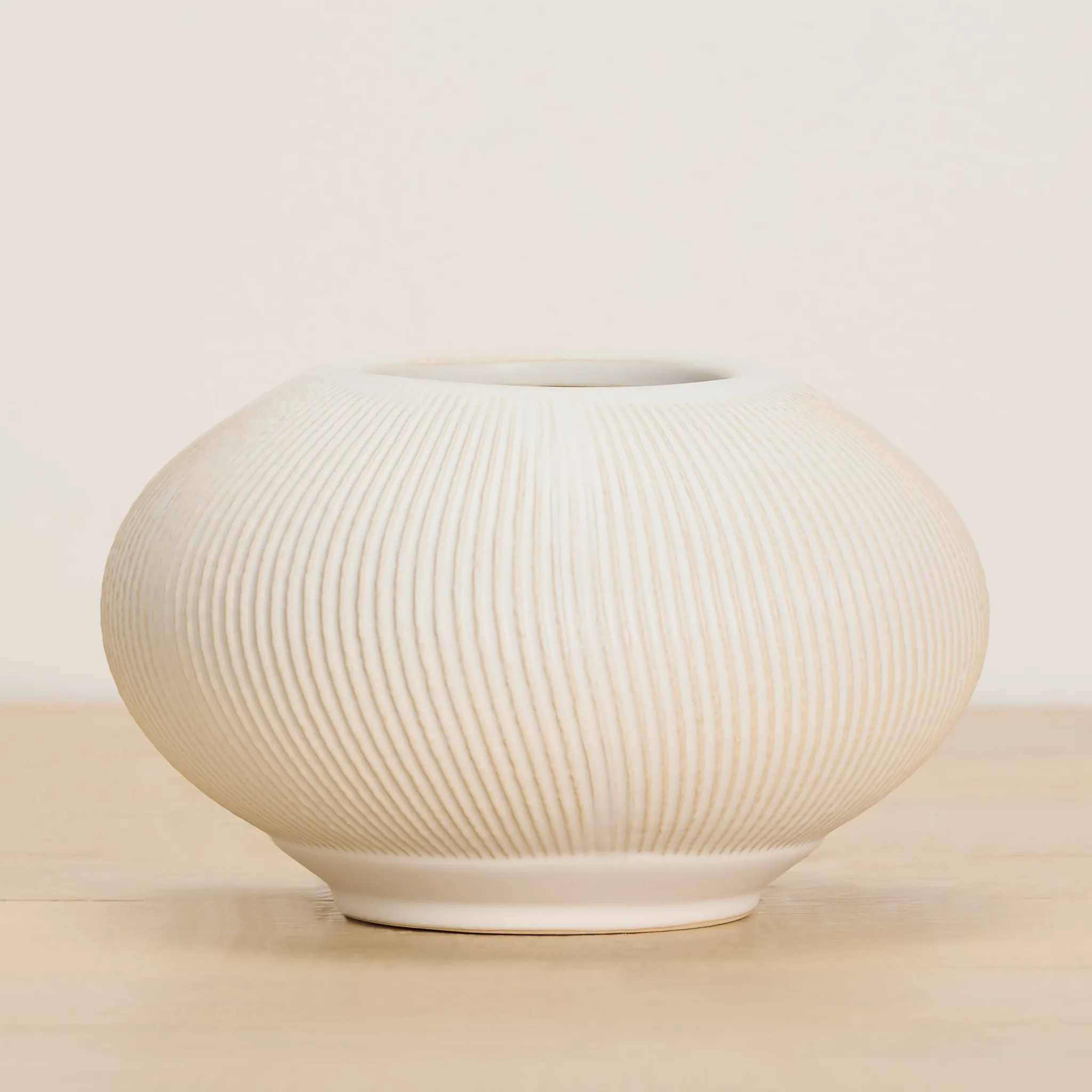 Elula Ivory Medium Vase
