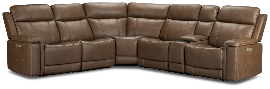 Jayden Brown Micro Medium Triple Power 2-arm Sectional Jayden Brown Micro Medium Triple Power 2-arm Sectional