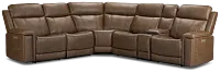 Jayden Brown Micro Medium Triple Power 2-arm Sectional