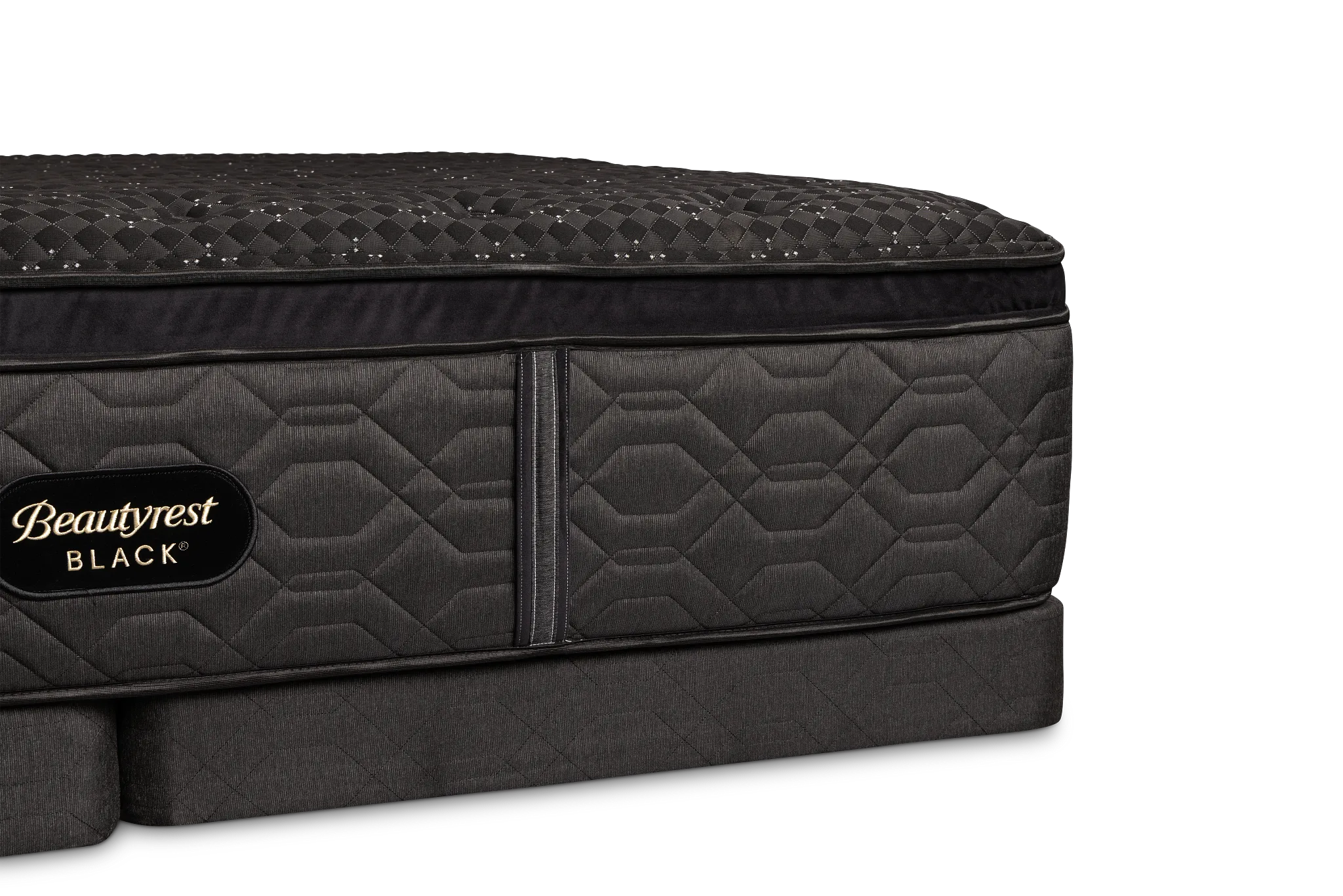 Beautyrest Black Series Three Medium Low-profile Mattress Set