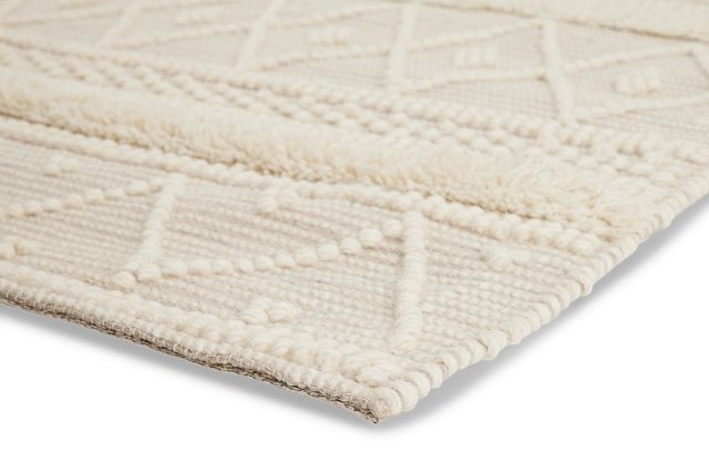 Arles White 8x10 Area Rug